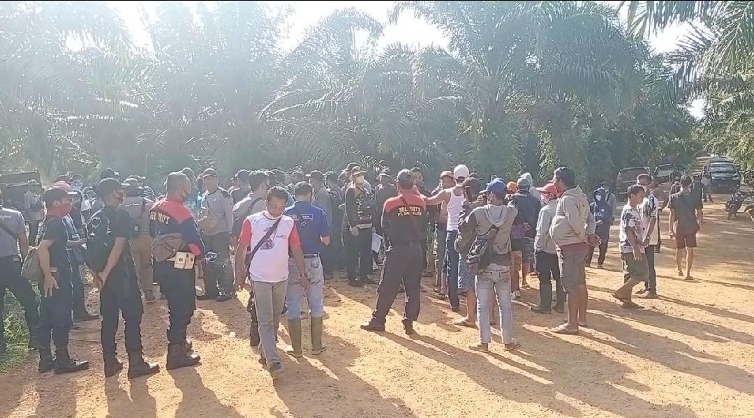PT KMA vs Masyarakat Memanas, Panen Sawit Dikawal Polisi