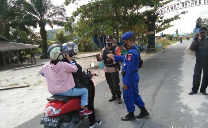 Petugas Gabungan Jaga Gerbang Wisata Bugam Raya, Pengunjung Disuruh Balik