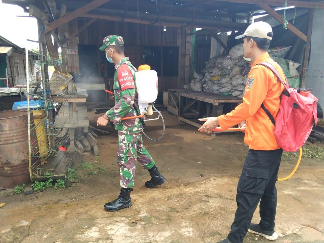 Penyemprotan Disinfektan Di Telaga Pulang Menyasar Sekolah Hingga Tempat Umum Untuk Antisipasi Covid-19