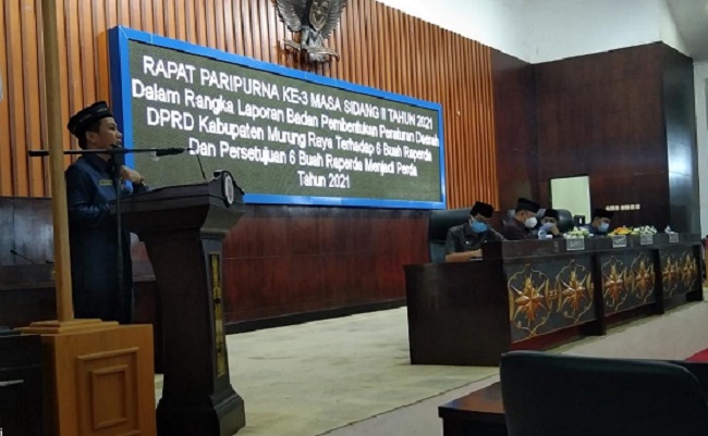 Simak Enam Raperda yang Disetujui DPRD Mura
