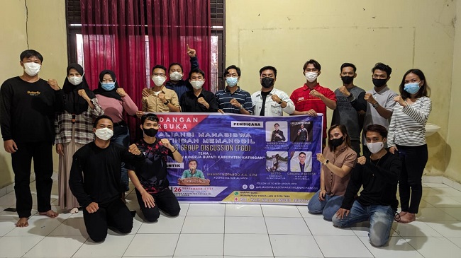 Aliansi Mahasiswa Katingan Memanggil Laksanakan FGD, Evaluasi Kinerja Pemkab