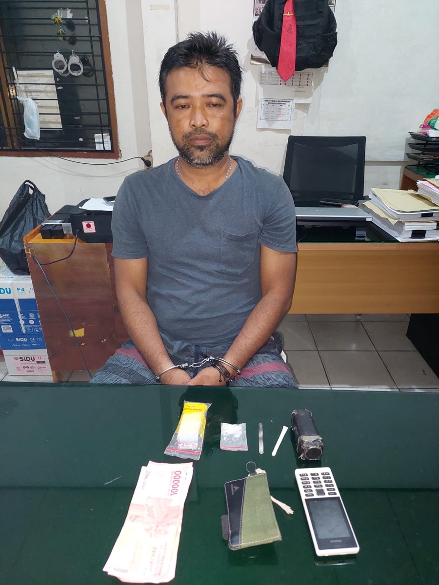 Pengedar Sabu di Kota Besi Dibekuk Polisi