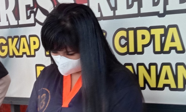 Perempuan ini Diamankan Setelah Gadaikan Motor yang Dipinjam