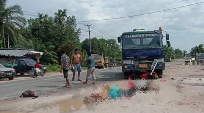Laka Lantas Truk Hino vs CBR, Satu Orang Meninggal Dunia