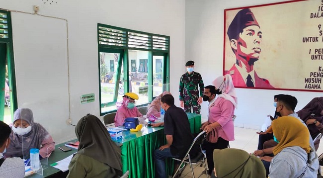 Kipan B Yonif R 631/Atg Perangati Hari Pahlawan dengan Selenggarakan Servak