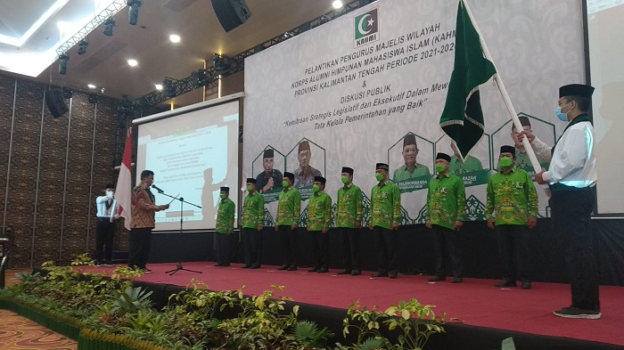 Pengurus Majelis Wilayah KAHMI Provinsi Kalteng Periode 2021-2026 Resmi Dilantik