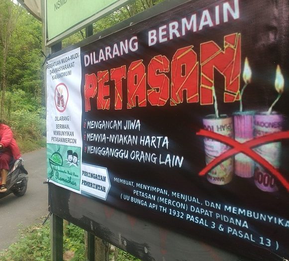 Kapolsek Arsel Larang Penggunaan Petasan Jelang Natal dan Tahun Baru