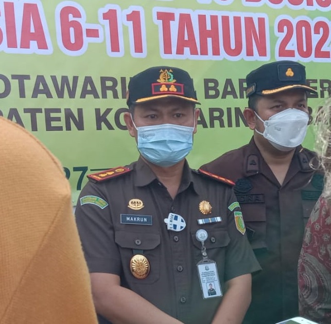 Masyarakat Antusias Ikuti Vaksinasi Anak Dosis Dua dari Kejari Kobar