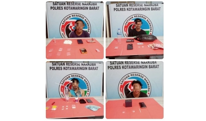 Empat Pengedar Sabu di Kobar Diringkus Polisi