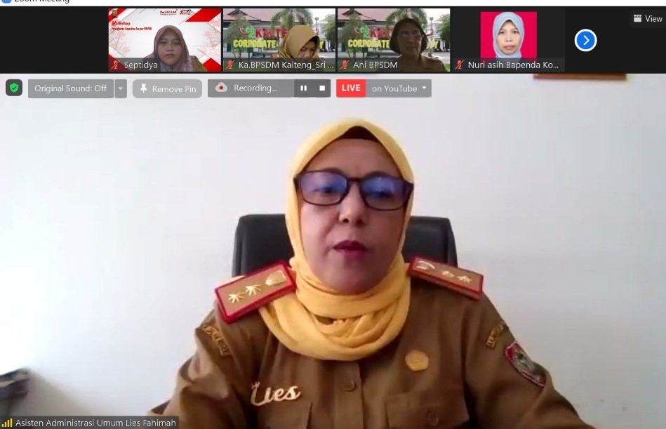 Gelar Workshop Peningkatan Kapasitas Assesor PMPRB, ini Harapan BPSDM Kalteng