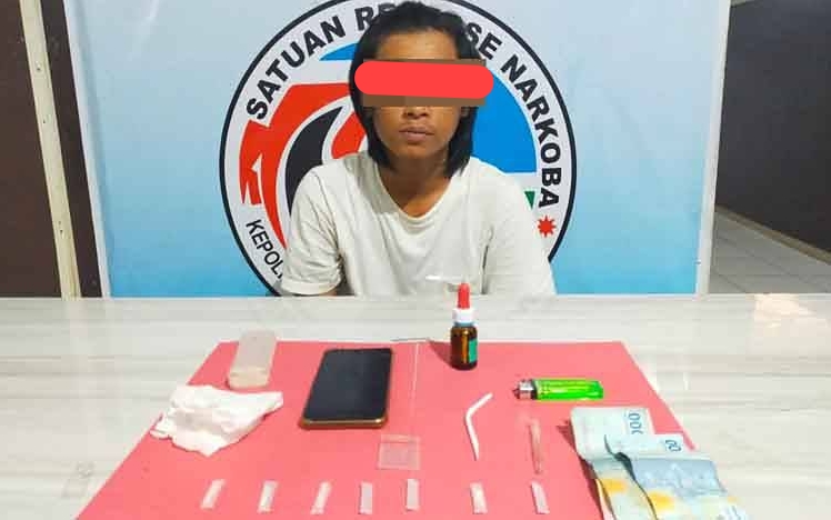 Polisi Cokok Warga Pangkalan Bun yang Kerap Melakukan Transaksi Narkoba