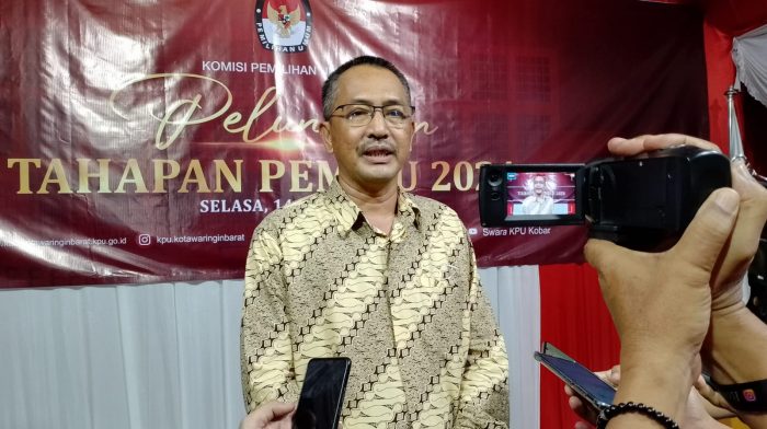 KPU Kobar Gelar Nobar Peluncuran Tahapan Pemilu 2024