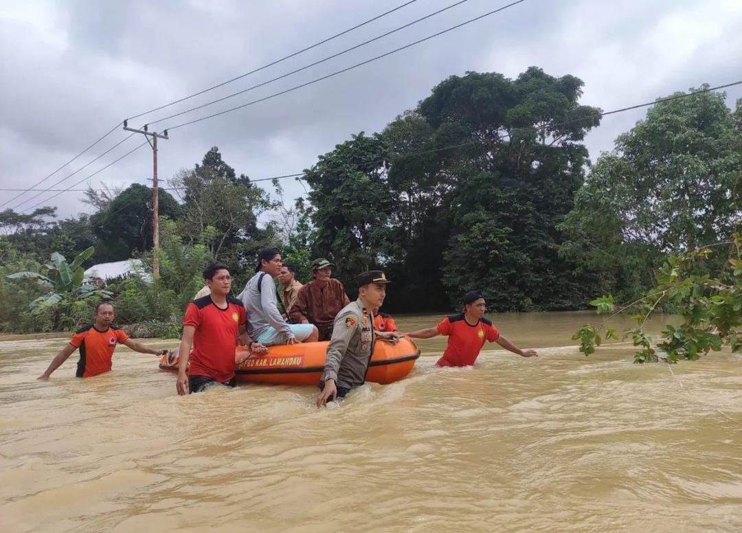 Hujan Semalaman, 1 Desa di Lamandau Terendam Banjir