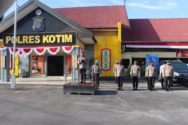 Sejumlah Perwira Polres Kotim Berganti, Berikut Daftarnya