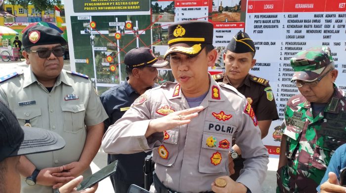 Meski Tak Ada Pergerakan Massa Demonstran di Kobar, Polisi Tetap Siaga