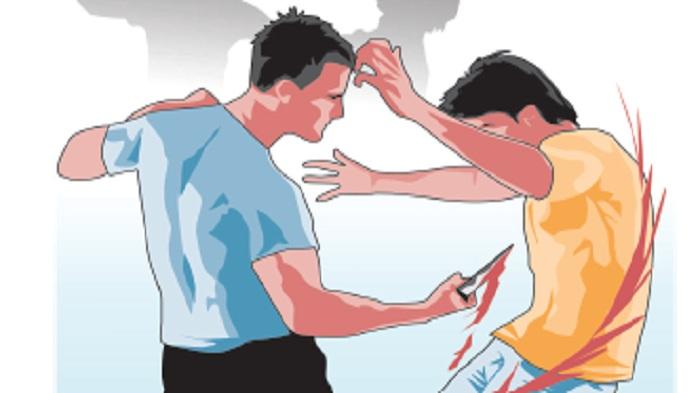 Diduga Karena Masalah Wanita, Seorang Pria di Gang Bata Ditusuk