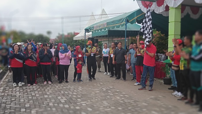 Lepas Peserta Jalan Sehat HKN, Wabup Sunardi: Ini Program Nasional