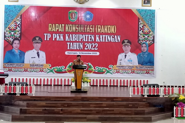 Buka Rakon TP-PKK, Ini Pesan Bupati Katingan