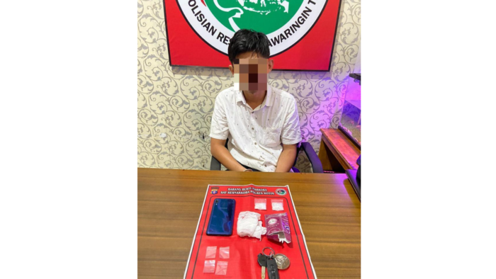 Puluhan Gram Sabu Diamankan Polisi dari Tangan Oknum Tenaga Honorer Pemkab Kotim