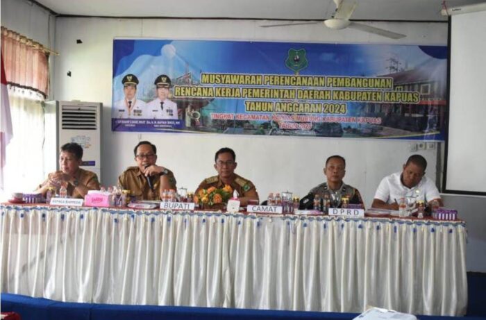 Gelar Musrenbang, Camat Kapuas Murung Minta DPRD Perhatikan Usulan Masyarakat