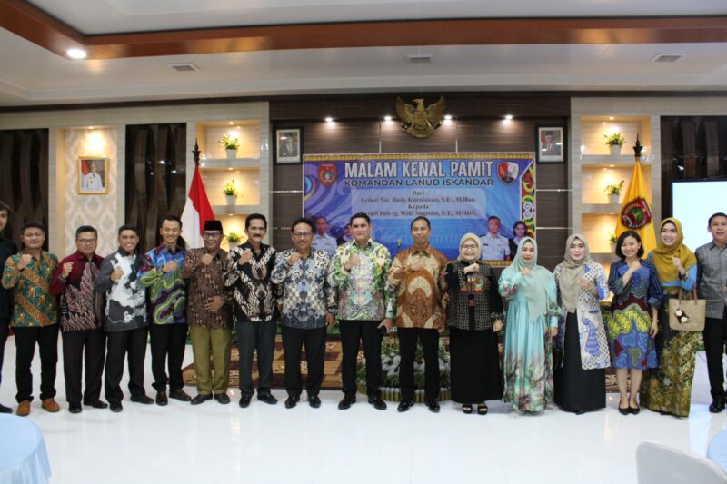 Kenal Pamit Komandan Lanud Iskandar Pangkalan Bun