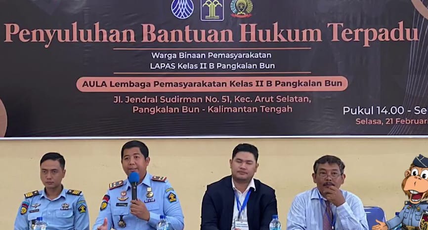 Penyuluhan Bantuan Hukum Gratis Sasar WBP Lapas Pangkalan Bun