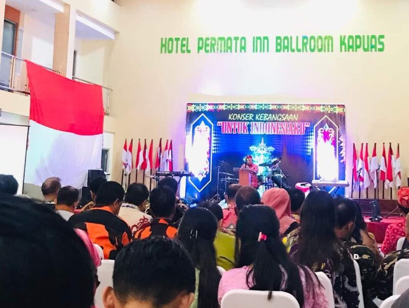 Sempat Terhenti Karena Covid, Konser Kebangsaan di Kapuas Disambut Antusias oleh Masyarakat