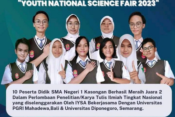Modifikasi Makanan Khas Dayak, SMA Negeri 1 Kasongan Raih Dua Mendali Perak di Ajang Youth National Science Fair