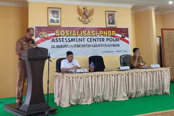 Hadiri Sosialisasi PNBP Assessment Center Polda Kalteng, ini Kata Sekda Katingan