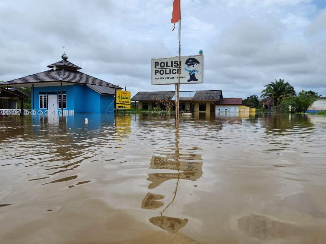 Banjir di Kapuas Tengah Terus Meluas, 1.789 Rumah Warga Terdampak