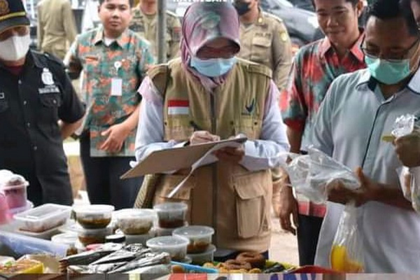 BPOM Palangka Raya Turun Melakukan Pengawasan Pangan di Kasongan