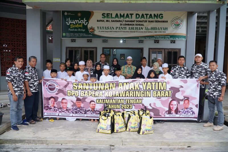 Berbagi Berkah Ramadan, Bapera Kobar Santuni Ratusan Anak Yatim