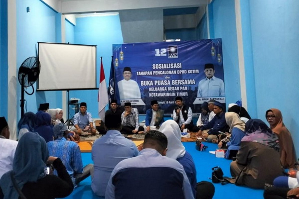 Di Acara Buka Puasa Bersama, PAN Kotim Bahas Persiapan Bakal Caleg DPRD