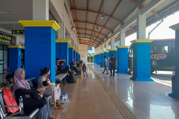 H+2, Jumlah Penumpang di Terminal WA GARA Palangka Raya Kurang dari 400 Orang