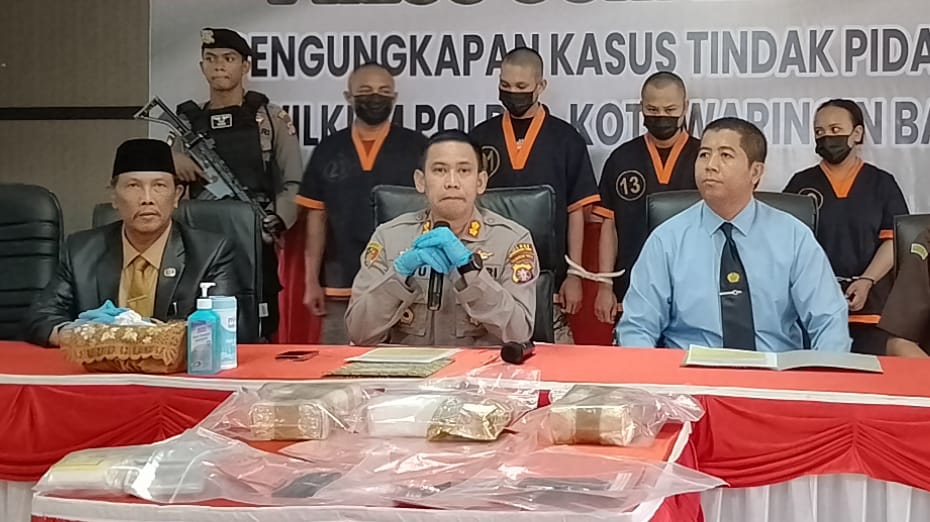 Usai Gagalkan Peredaran Lima Kilogram Sabu, Kapolres Bertekad Berantas Sindikat di Kobar