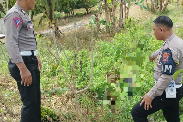 Geger, Ada Mayat Tertelungkup di Parit Jalan Jepang Kapuas