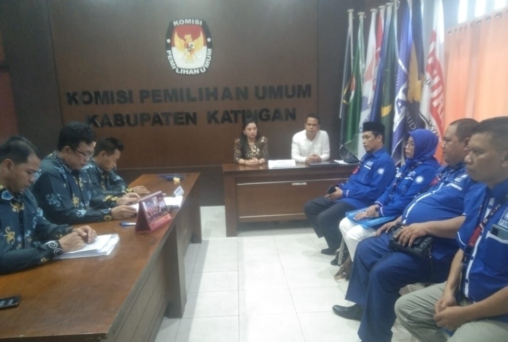 Daftarkan 25 Bacaleg ke KPU, PAN Katingan Siap Rebut Empat Kursi DPRD