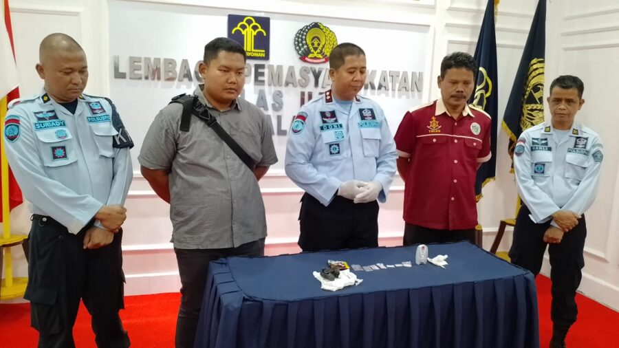 Petugas Berhasil Gagalkan Upaya Penyelundupan Narkoba ke Lapas Pangkalan Bun