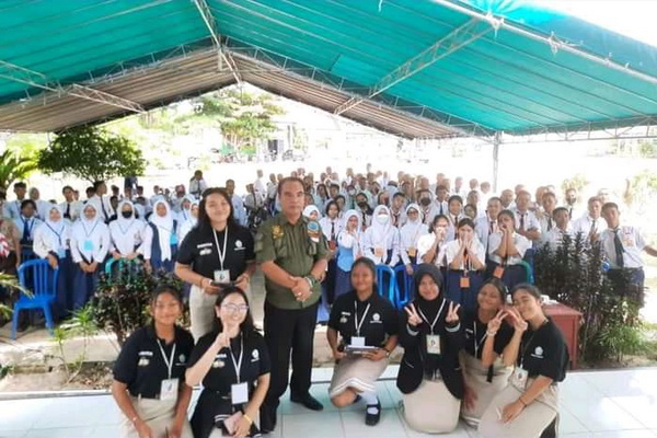 MPLS di SMA Negeri 2 Kasongan, Satpol PP Sosialisasi Bahaya Narkoba