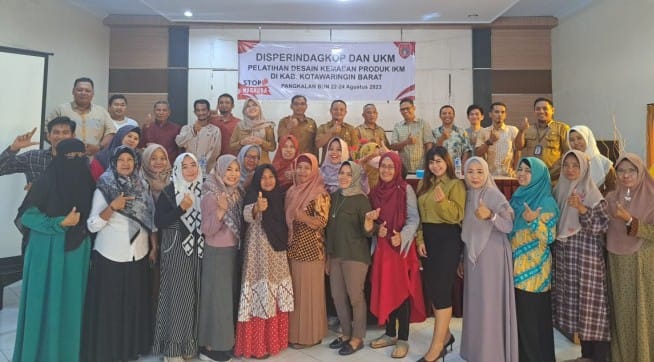 Peduli IKM, Disdagkop UKM Kobar Gelar Pelatihan Desain Kemasan