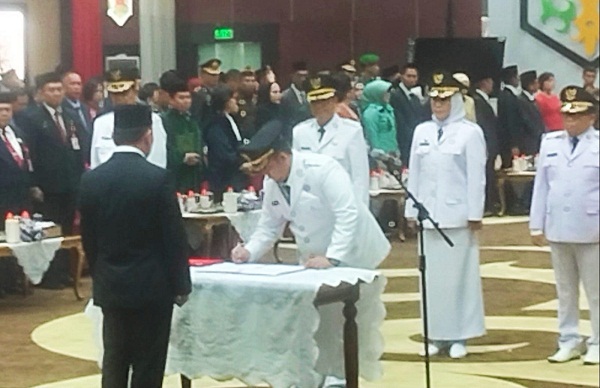 Pelantikan Pj Bupati, Ketua DPRD Katingan Harap Bisa Bersinergi dengan Baik