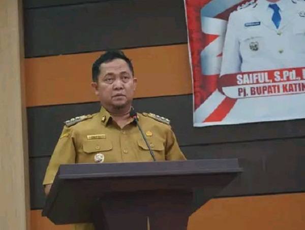 Pj Bupati Sebut Katingan Tempati Posisi Pertama Penyerapan Belanja