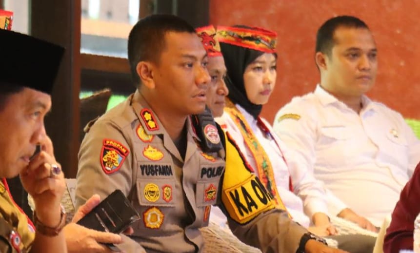 Kapolres Kobar Ikuti Ngobrol Pemilu Lintas Sektoral Kesiapan Pemilu 2024