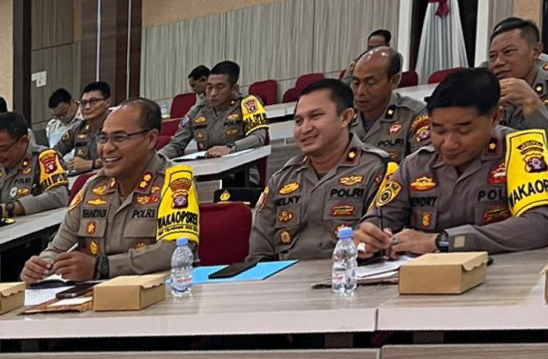 Wakapolres Kobar Hadiri Kegiatan Sinkronisasi Personel di Polda Kalteng