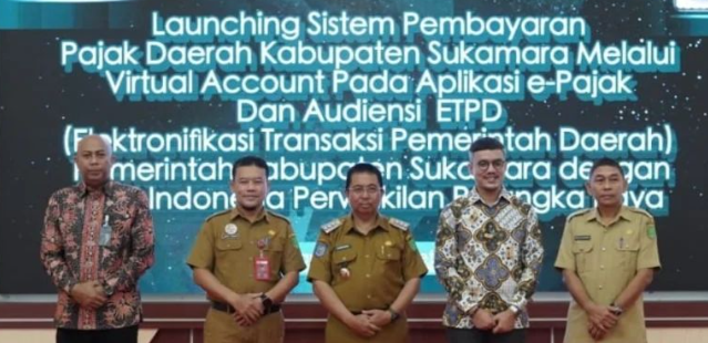 Pemkab Sukamara Launching Sistem Pembayaran Pajak Daerah Melalui Aplikasi e-Pajak