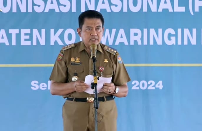 PJ Bupati Kobar: Pekan Imunisasi Polio 2024 Jadi Langkah Strategis Melindungi Generasi Muda