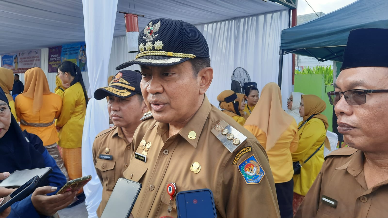 Pj Bupati Kobar Buka Pekan Imunisasi Polio 2024, Tingkatkan Kewaspadaan Meski Nol Kasus