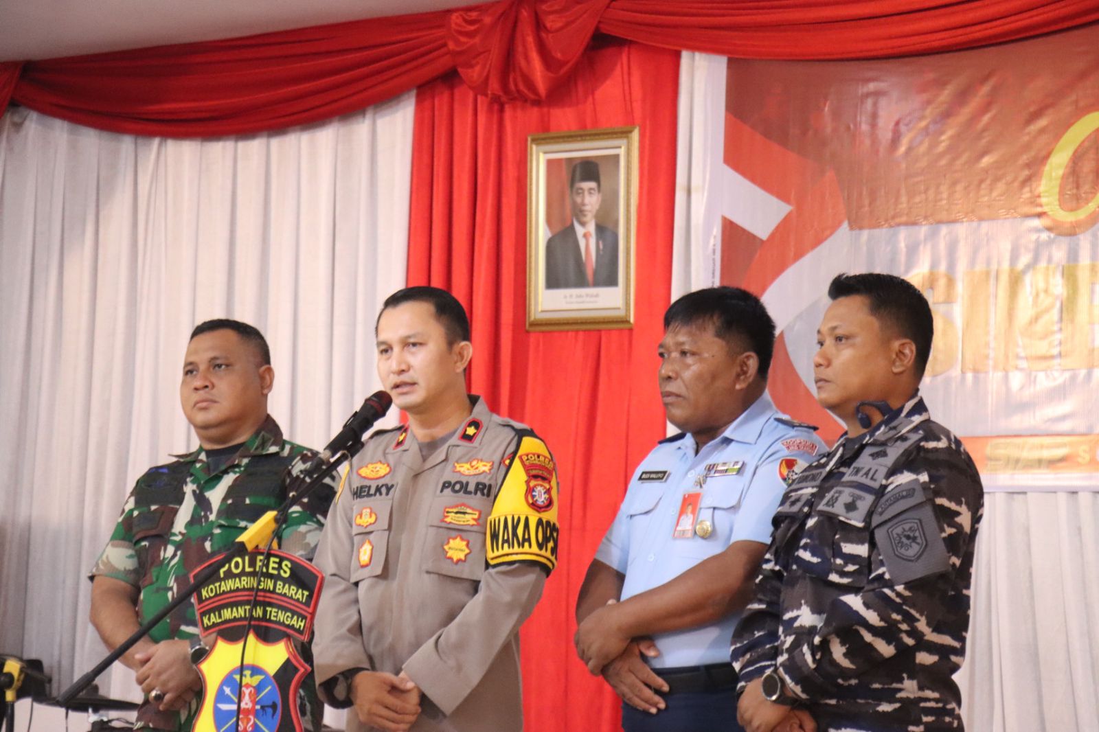 Coffe Morning TNI-Polri di Polres Kobar, Sinergi Kuat Jelang Pilkada 2024