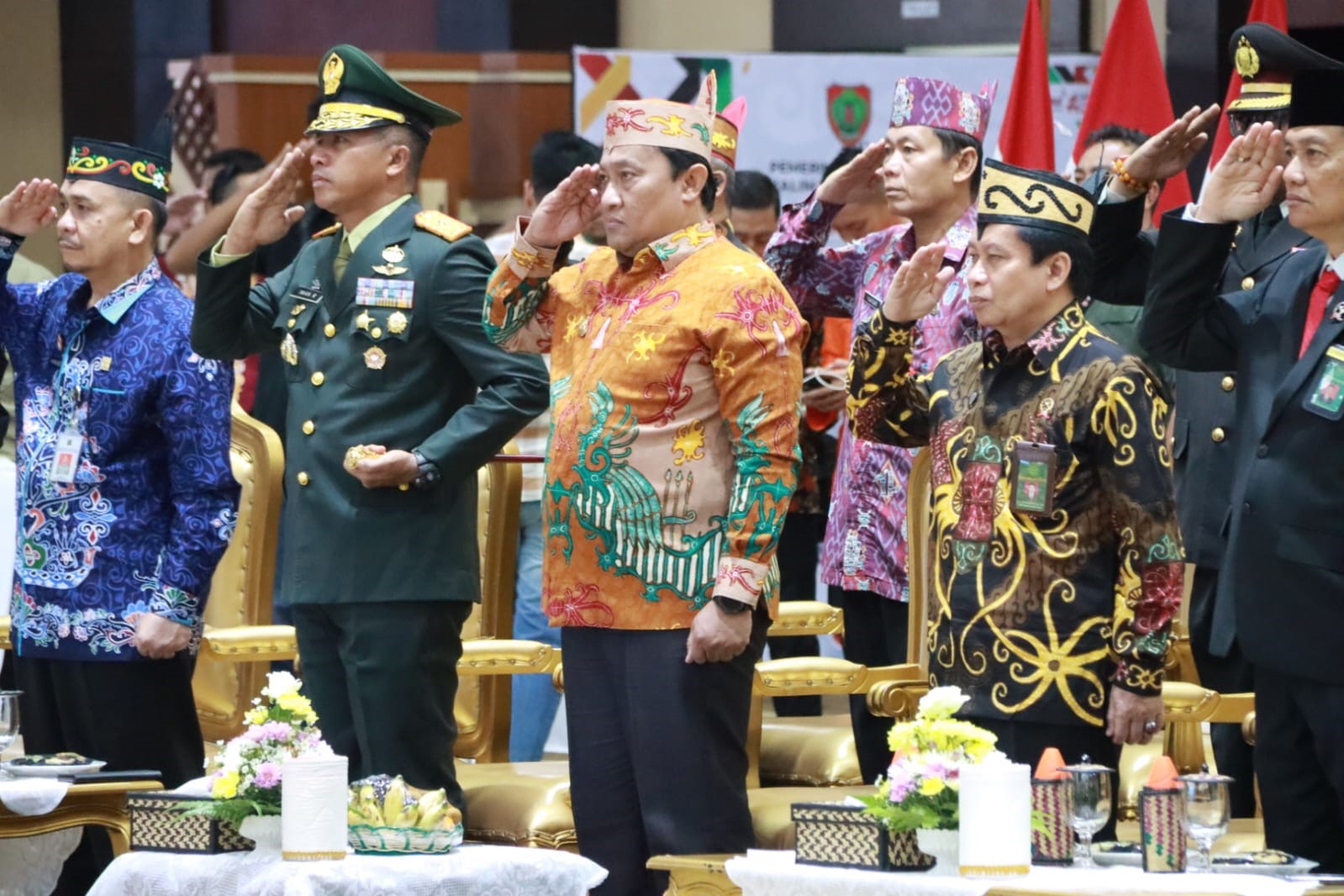 Wagub Kalteng H. Edy Prayowo Ikuti Upacara Peringatan Hari Lahir Pancasila 2024 Secara Virtual