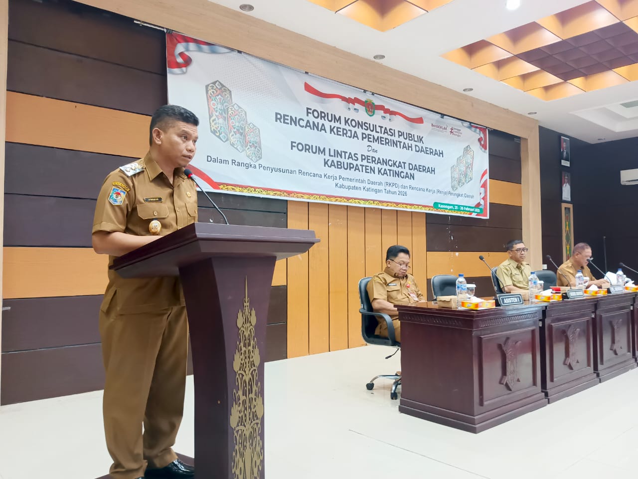Pemkab Katingan Gelar Forum Konsultasi Publik RKPD 2026, Wabup Sampaikan Ini